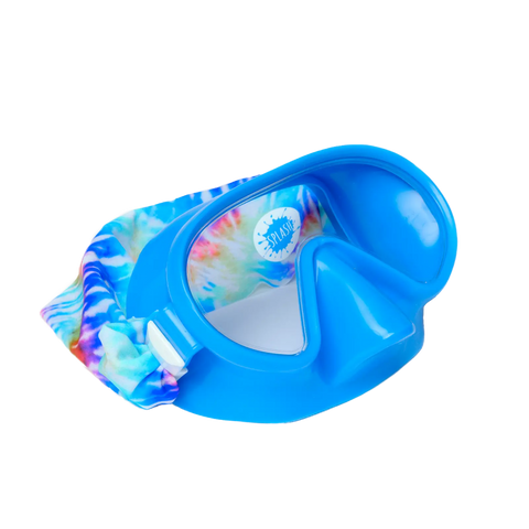 Youth Tie Dye Swim Mask – Anti-Fog Clear Lenses – Patented Design | Splash Place | Assembled in USA Splash Place  Youth Swim Mask