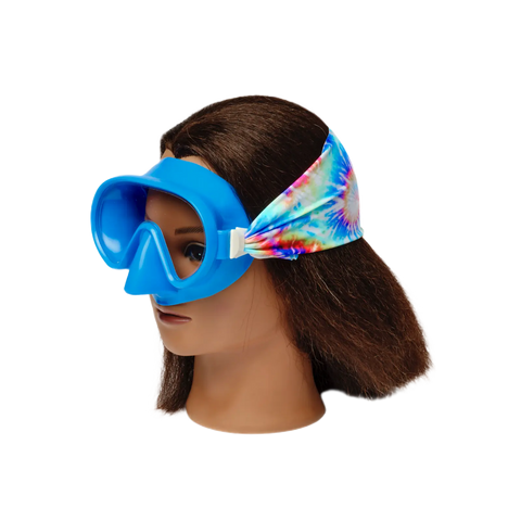 Youth Tie Dye Swim Mask – Anti-Fog Clear Lenses – Patented Design | Splash Place | Assembled in USA Splash Place  Youth Swim Mask