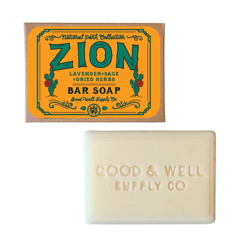 Zion National Park Bar Soap Good & Well Supply Co.  Bar Soap