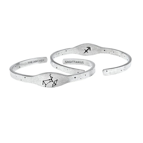Zodiac Cuff Bracelet - Sagittarius Whitney Howard Designs  Zodiac Cuffs