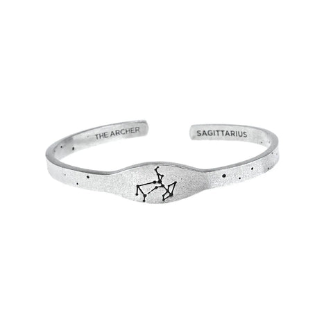 Zodiac Cuff Bracelet - Sagittarius Whitney Howard Designs  Zodiac Cuffs