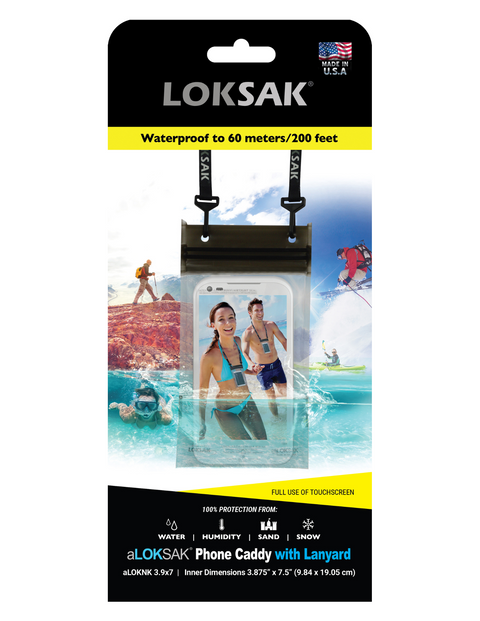 Aloksak Waterproof Electronics Bag 3.9 x 7.5 Inch – Phone Caddy With Lanyard | Made in USA LOKSAK  Purchase