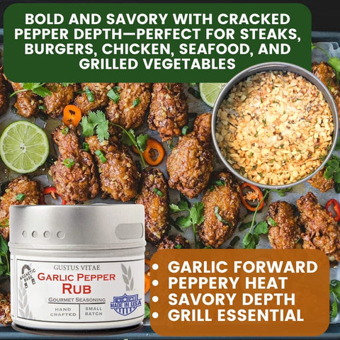 All American Wings Gourmet Seasoning Set – Handcrafted Spice Collection | Made in USA Gustus Vitae  Collections & Gift Sets