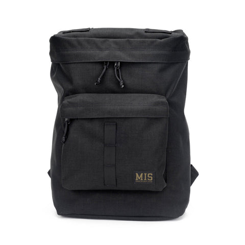 Black Durable Cordura Nylon Backpack – Water Resistant – MIS | Made in USA MIS  Backpack