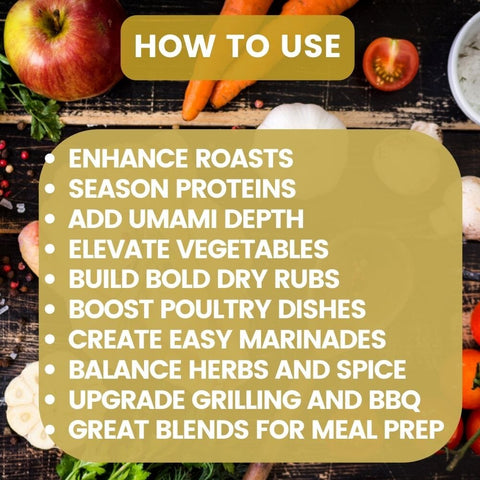 Premium Chicken Seasoning Set – 6 Large Handcrafted Spice Tins for Poultry & Veggies | Made in USA