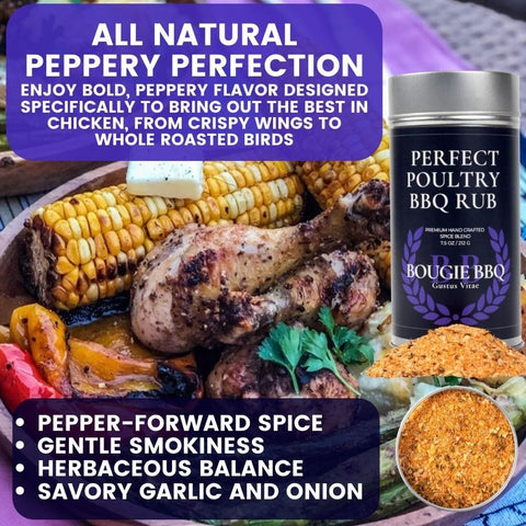 Premium Chicken Seasoning Set – 6 Large Handcrafted Spice Tins for Poultry & Veggies | Made in USA
