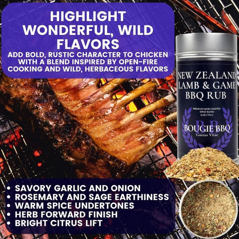 Premium Chicken Seasoning Set – 6 Large Handcrafted Spice Tins for Poultry & Veggies | Made in USA