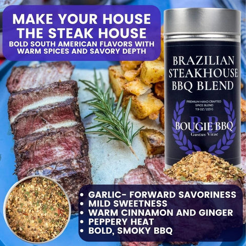 Premium Steak and Beef Seasoning Set – 6 XL Tins Handcrafted for Bold Flavor | Made in USA