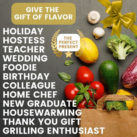 Best for Veggie Seasonings Gift Set – 6 Large Artisan Spice Tins | Handcrafted Blend Collection Made in USA