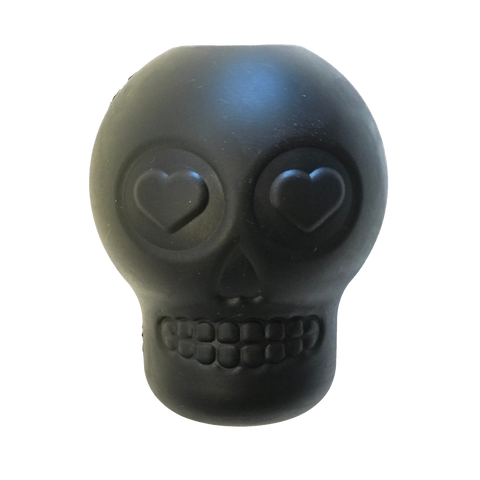 Magnum Sugar Skull Treat Dispenser – Durable Chew Toy for Power Chewers | Made in USA SodaPup  Rubber Dog Toys