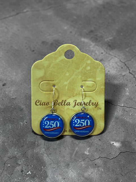 Limited Edition 250th Anniversary Military Drop Earrings – U.S. Army Navy Marine Commemorative Jewelry | Made in USA Michelle Marie Boutique  Earrings