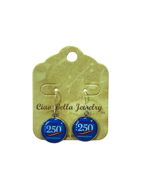 Limited Edition 250th Anniversary Military Drop Earrings – U.S. Army Navy Marine Commemorative Jewelry | Made in USA Michelle Marie Boutique  Earrings