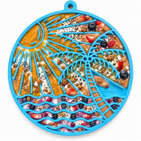 Sun N Sea Dog Lick Mat With Suction Cups – Interactive Enrichment Dog Toy | Made in USA SodaPup  EMAT