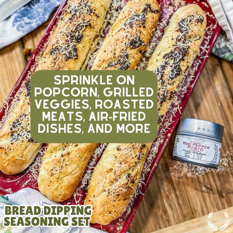 Gustus Vitae Bread Dipping Seasoning Variety Pack – 6 Gourmet Flavors | Made in USA Gustus Vitae  Collections & Gift Sets