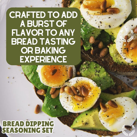 Gustus Vitae Bread Dipping Seasoning Variety Pack – 6 Gourmet Flavors | Made in USA Gustus Vitae  Collections & Gift Sets