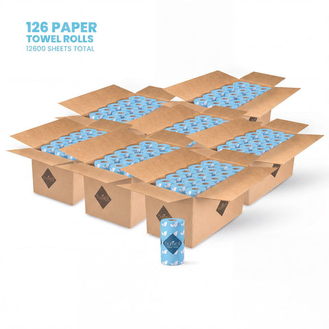 Bumroll Eco-Friendly Toilet Paper – 12 Rolls 400 Sheets 2-Ply | Made in USA Bumroll 