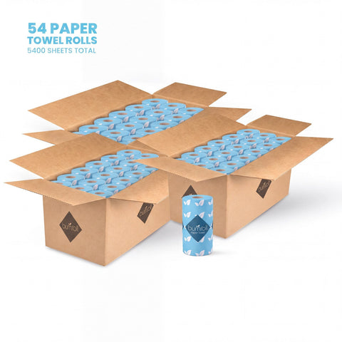 Bumroll Eco-Friendly Toilet Paper – 12 Rolls 400 Sheets 2-Ply | Made in USA Bumroll 