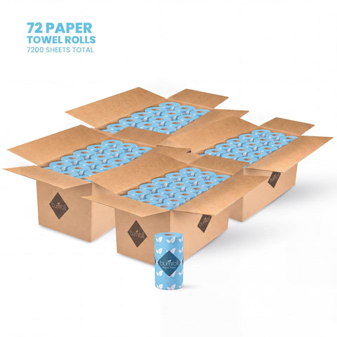 Bumroll Eco-Friendly Toilet Paper – 12 Rolls 400 Sheets 2-Ply | Made in USA Bumroll 