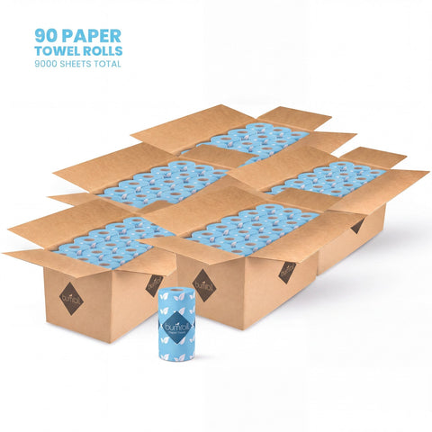 Bumroll Eco-Friendly Toilet Paper – 12 Rolls 400 Sheets 2-Ply | Made in USA Bumroll 