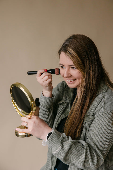 Premium Blurring Foundation Brush – Soft Synthetic Bristles for Liquid Makeup | Ethically Made in USA Taylor Made Organics  makeup tools
