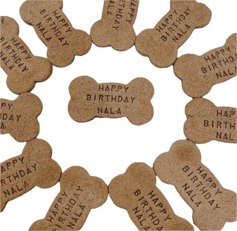 Custom Personalized Bone Dog Treats Dozen – Made in USA | Handcrafted Pet Cookies Dogtown Bakery  Dog Cookie