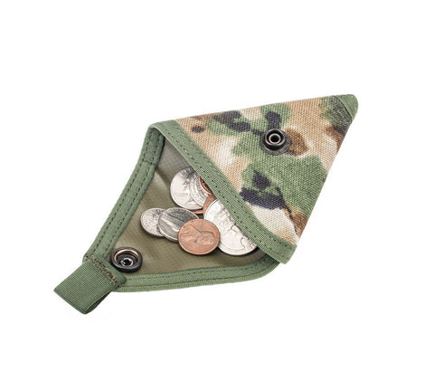 Covert Woodland Camouflage Coin Case – Compact 3.5x4 Inch Wallet | Made in USA MIS  Coin Case