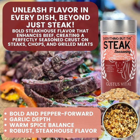 Complete Kitchen Seasoning Set – Gourmet Everything Collection 8 XL Tins | All-Natural Blend | Made in USA