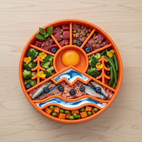 Great Outdoors Enrichment Slow Feeder Dog Bowl – Interactive Pet Dish | Made in USA SodaPup  EBOWL