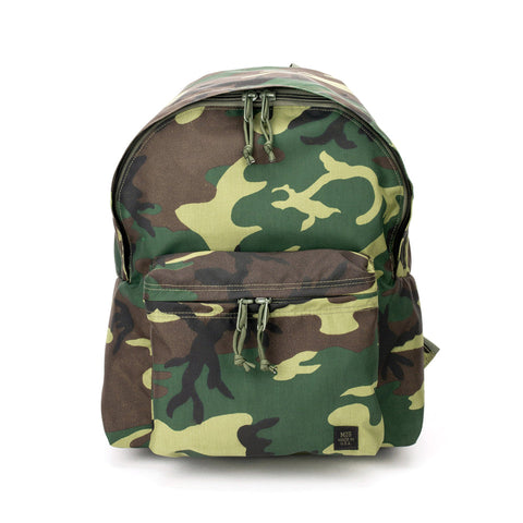 Woodland Camo Daypack Backpack – Durable Water-Resistant Packcloth Nylon | Made in USA MIS  Backpack