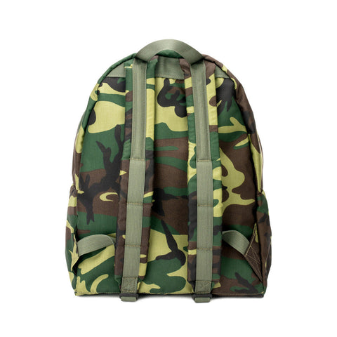 Woodland Camo Daypack Backpack – Durable Water-Resistant Packcloth Nylon | Made in USA MIS  Backpack