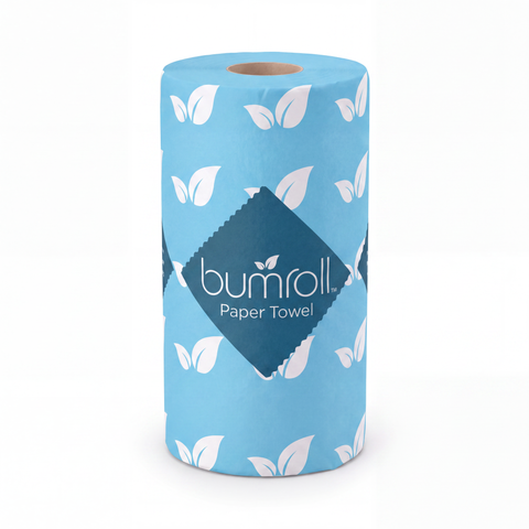 Bumroll Eco-Friendly Toilet Paper – 12 Rolls 400 Sheets 2-Ply | Made in USA Bumroll 