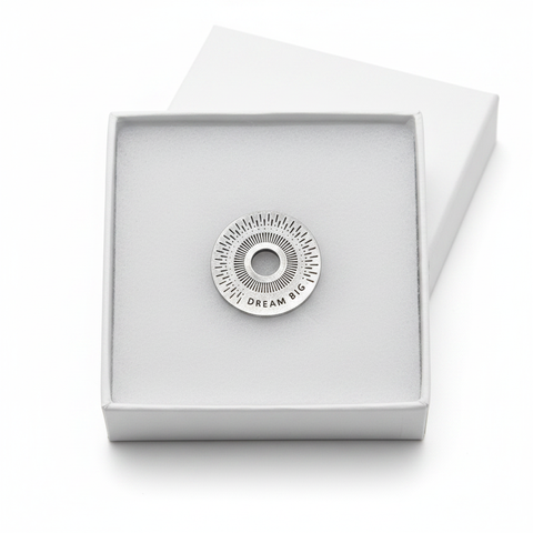 Dream Blessing Ring Charm – Handcrafted Inspirational Pewter Token | Made in USA Whitney Howard Designs  Blessing Ring