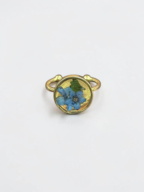 Handcrafted Multicolor Resin Statement Rings – Artistic Metal Band Jewelry | Made in USA Bold Artistic Resin Inlay Accessory Michelle Marie Boutique  Ring