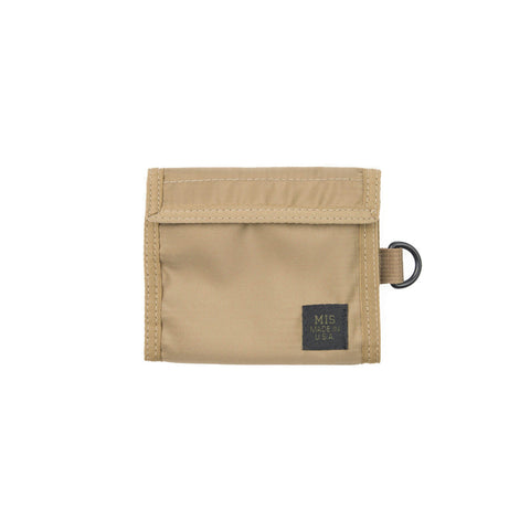 Compact Folding Wallet – Water-Resistant Packcloth Nylon – Coyote Tan | Made in USA MIS  Wallet