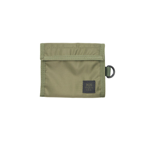 Olive Drab Folding Wallet – Durable Water-Resistant Nylon Organizer | Made in USA MIS  Wallet
