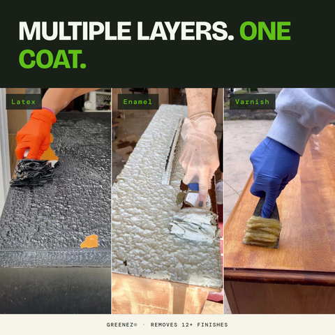 Furniture Stripper Kit – Safe Low Odor Formula | Made in USA GreenEZ®  Hobbies & Creative Arts