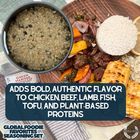 Global Gourmet Spice Collection – Authentic World Seasoning Flavors 6 Pack Set | Made in USA Gustus Vitae  Collections & Gift Sets