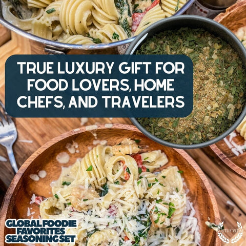 Global Gourmet Spice Collection – Authentic World Seasoning Flavors 6 Pack Set | Made in USA Gustus Vitae  Collections & Gift Sets