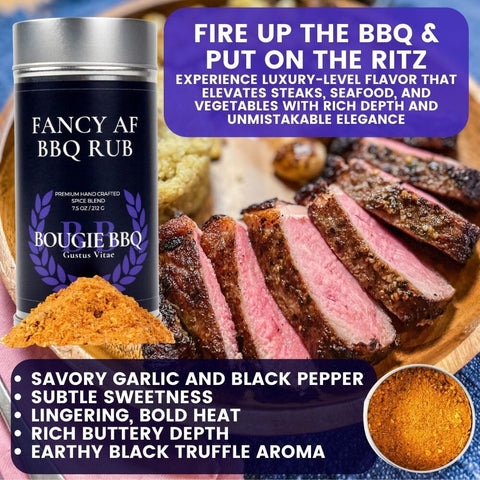 Premium Bougie BBQ Seasoning Set – 8 Artisanal XL Tins with Global Flavors | Made in USA Handcrafted Spice Collection