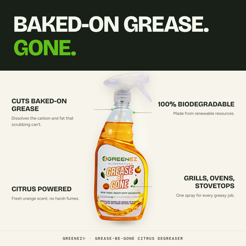 GreenEZ Grease Be Gone – Non-Toxic Degreaser Spray | Made in USA GreenEZ® 
