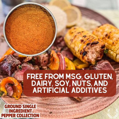 Ground Pepper Collection | Single Ingredient | Made in USA Gustus Vitae  Collections & Gift Sets