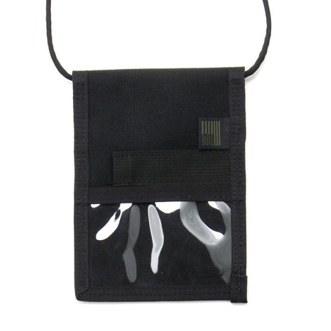 Water-Resistant Cordura Nylon Passport Holder – Black Travel Wallet | Made in USA MIS  Passport Case