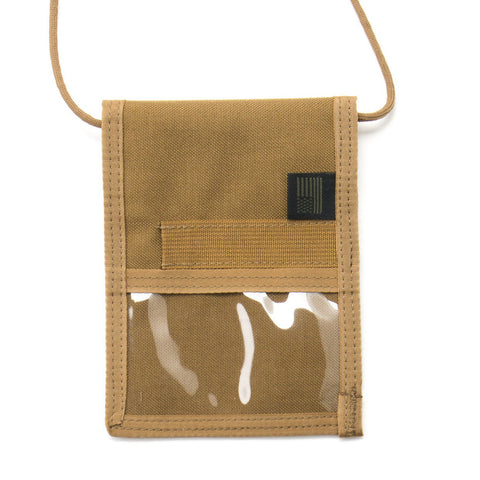 Water-Resistant Cordura Nylon Passport Holder – Coyote Brown | Made in USA MIS  Passport Case