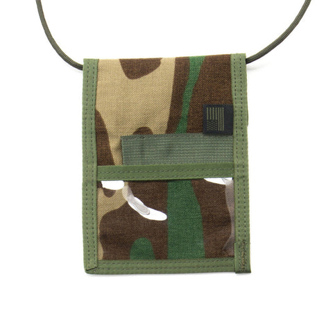 Woodland Camo ID Passport Holder – Water-Resistant Cordura Nylon | Made in USA MIS  Passport Case