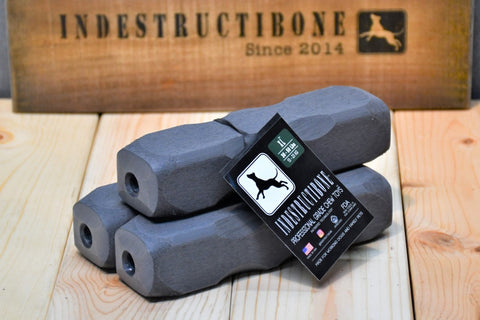 Indestructibone XL Dog Chew Toy 3 Pack – Professional Grade Durable Chew Bones for 30-50 Lbs Dogs | Made in USA Bulletproof Pet Products Inc  Indestructibone chew toys