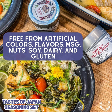 Japanese Seasoning Gift Set – Artisanal Spice Blends Six Pack | Handcrafted in USA Gustus Vitae  Collections & Gift Sets