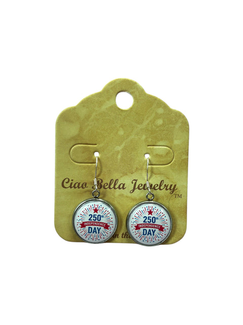 Limited Edition 250th Anniversary Military Drop Earrings – U.S. Army Navy Marine Commemorative Jewelry | Made in USA Michelle Marie Boutique  Earrings