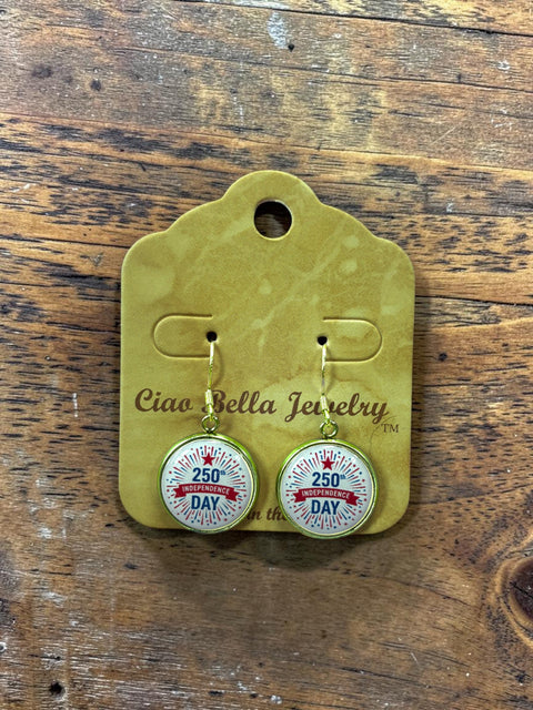 Limited Edition 250th Anniversary Military Drop Earrings – U.S. Army Navy Marine Commemorative Jewelry | Made in USA Michelle Marie Boutique  Earrings