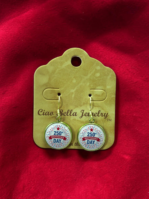 Limited Edition 250th Anniversary Military Drop Earrings – U.S. Army Navy Marine Commemorative Jewelry | Made in USA Michelle Marie Boutique  Earrings