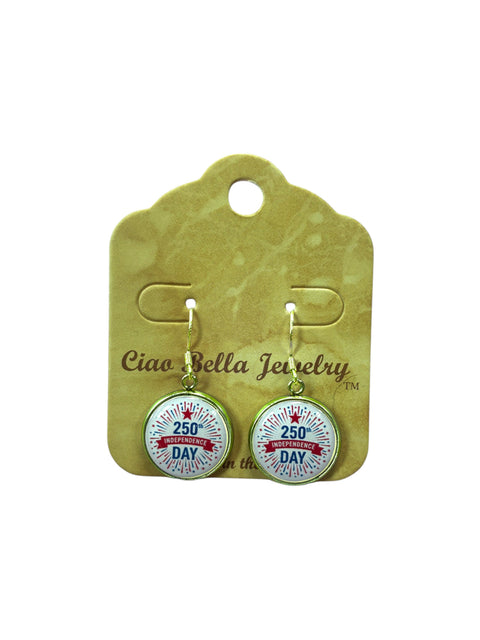 Limited Edition 250th Anniversary Military Drop Earrings – U.S. Army Navy Marine Commemorative Jewelry | Made in USA Michelle Marie Boutique  Earrings